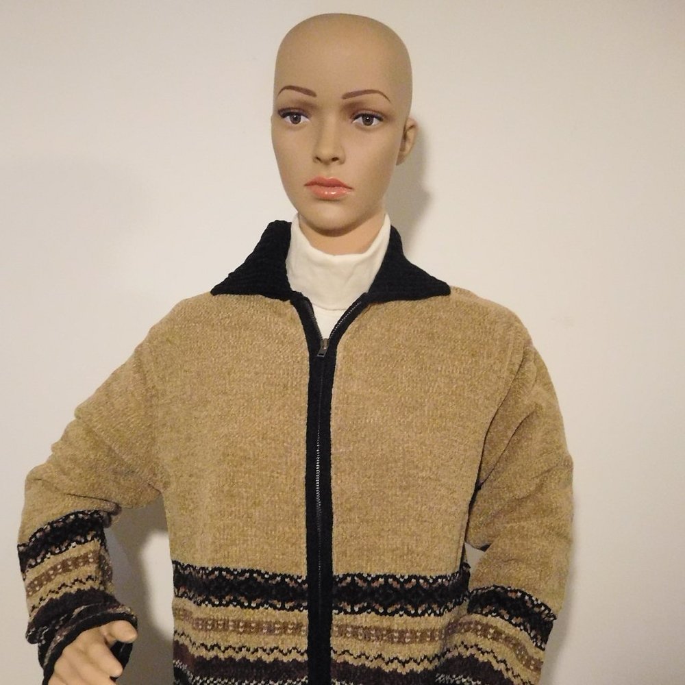 Erika Zip-up Knit Jacket, Women's Small